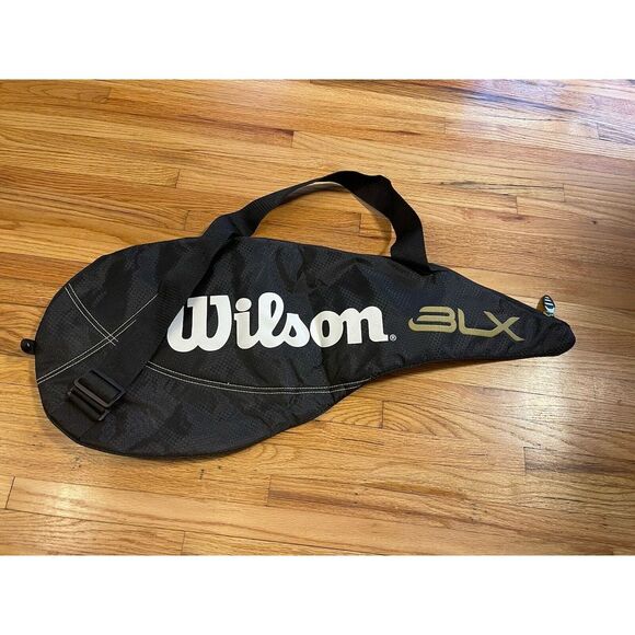 Wilson Other - Wilson 3LX Pro 25 Gold Black Tennis Racket & Shoulder Bag Carrying Case